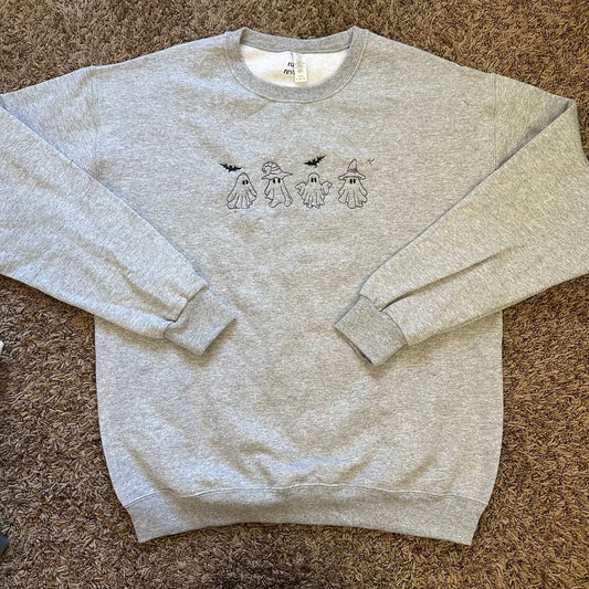 Ghosts Sweatshirt - Size L - Flawed