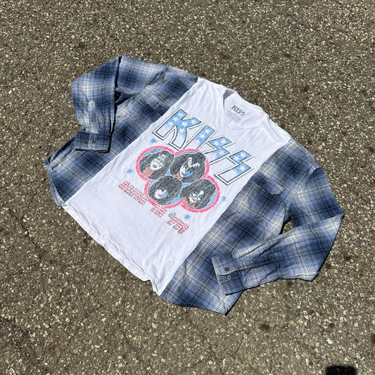 KISS Flannel T-Shirt