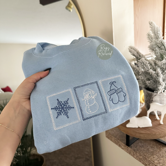 Winter Stamps Sweatshirt