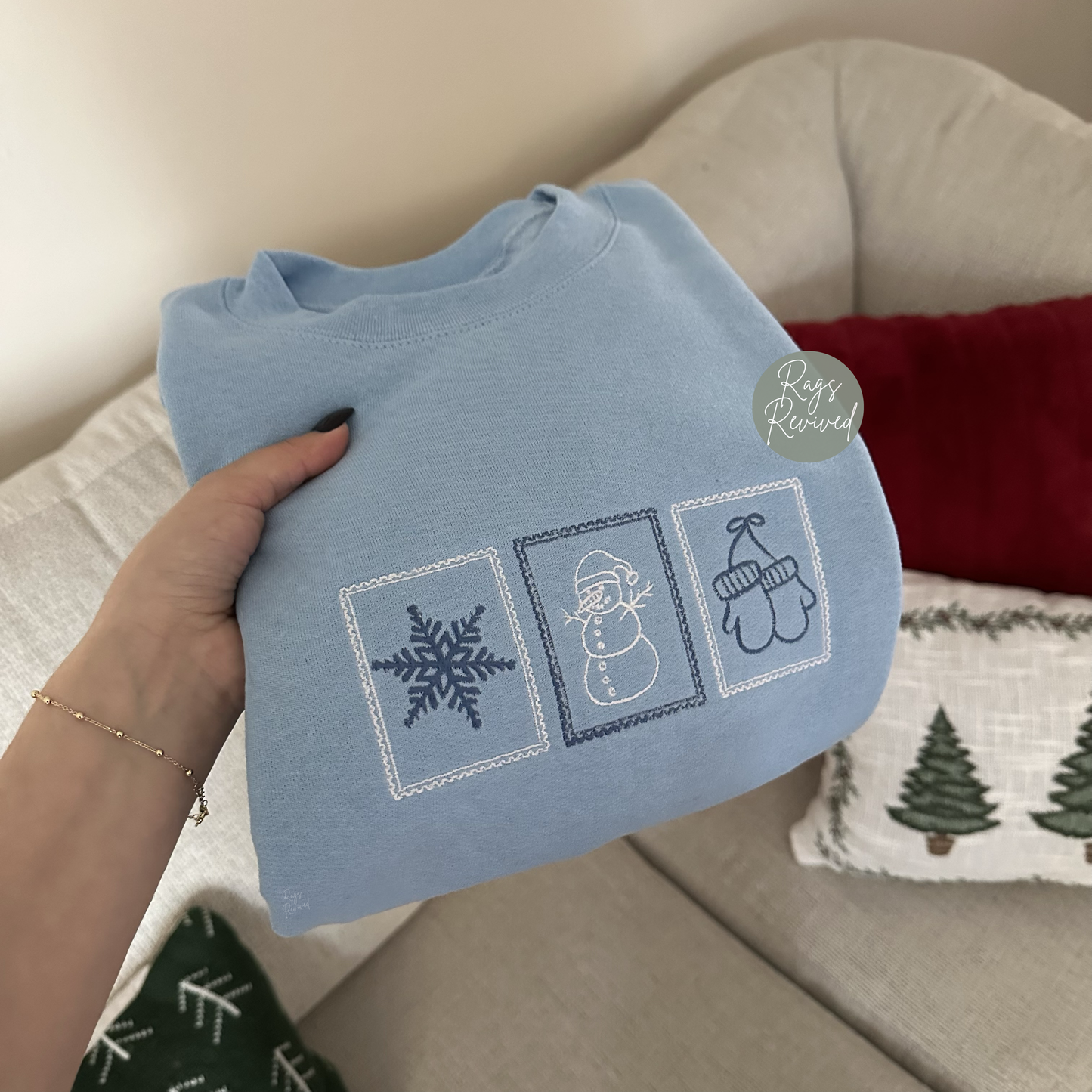 Winter Stamps Sweatshirt