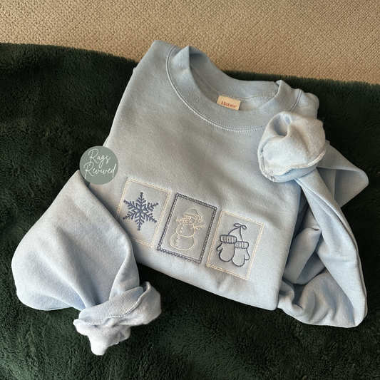 Winter Stamps Sweatshirt