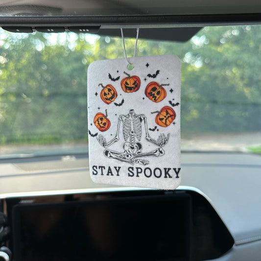 Stay Spooky Car Air Freshener
