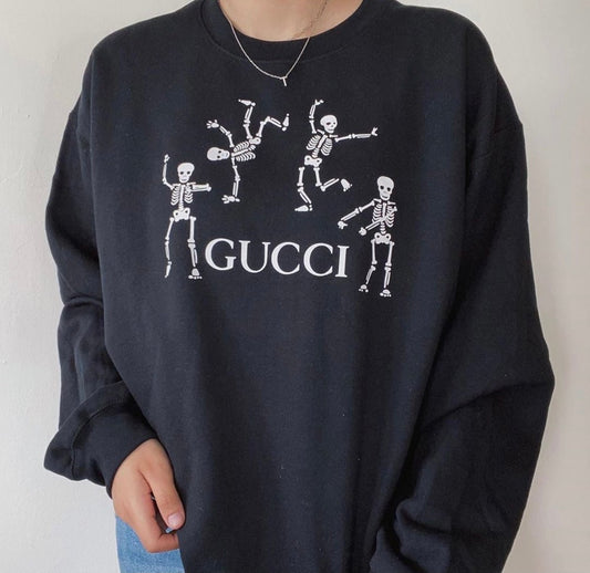 Designer Skeleton Crewneck