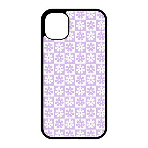 Checkered Flowers Phone Case