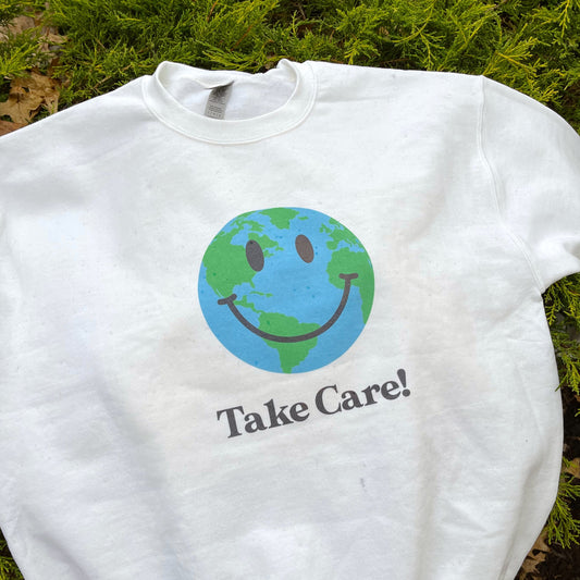 Take Care Earth Day Crewneck