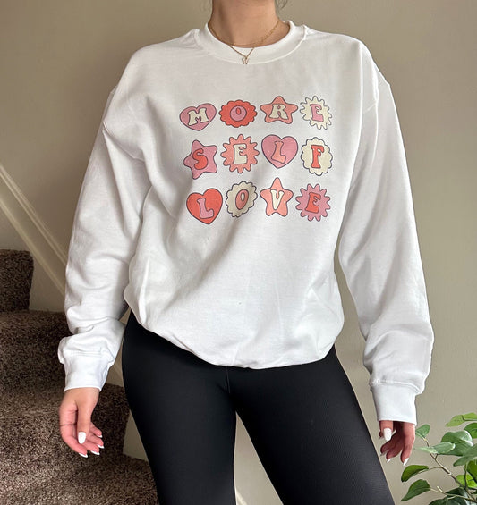 More Self Love Crewneck