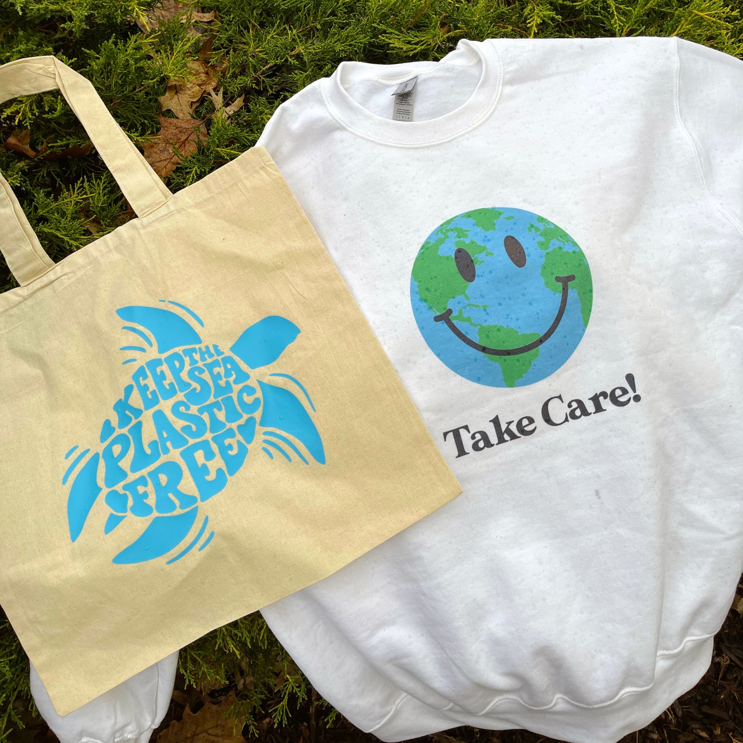 Take Care Earth Day Crewneck